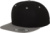 6-panelová šiltovka Snapback - Flexfit, farba - black/silver, veľkosť - Onesize