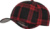 6-panelová šiltovka „Tartan Plaid“ - Flexfit, farba - black/red, veľkosť - S/M