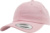 6-panelová bavlnená keprová šiltovka - Flexfit, farba - pink, veľkosť - Onesize