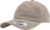 6-panelová bavlnená keprová šiltovka - Flexfit, farba - khaki, veľkosť - Onesize