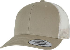 6-panelová vintage šiltovka "Trucker"