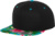 6-panelová baseballová šiltovka - Flexfit, farba - black/aqua, veľkosť - Onesize
