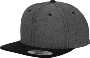 6-panelová šiltovka Snapback "Suede"