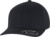 6-panelová šiltovka Snapback "Curved" - Flexfit, farba - čierna, veľkosť - Onesize