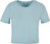 Dámsky crop top s vysokou gramážou - BYB, farba - ocean blue, veľkosť - XXL