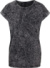 Dámske tričko „Acid Wash“ - BYB, farba - dark grey white, veľkosť - 4XL