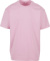 Oversized tričko z ťažkej bavlny - BYB, farba - soft pink, veľkosť - 4XL