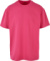 Oversized tričko z ťažkej bavlny - BYB, farba - hibiscus pink, veľkosť - S
