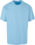 Oversized tričko z ťažkej bavlny - BYB, farba - baltic blue, veľkosť - XL
