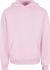 Mikina s kapucňou z hrubej bavlny "Fluffy" - BYB, farba - soft pink, veľkosť - XL