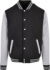 Bunda typu college - BYB, farba - black/heather grey, veľkosť - M