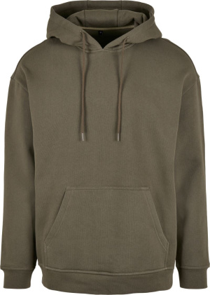 Oversize mikina s kapucňou z hrubej bavlny