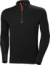 Funkčné tričko s 1/4 zipsom LIFA Merino - Helly Hansen, farba - čierna, veľkosť - XXL