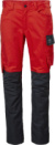 Pracovné nohavice "Manchester" – nadmerné veľkosti - Helly Hansen, farba - alert red/ebony, veľkosť - 68