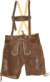 Pánske kožené kraťasy - Scotler Sports, farba - dark brown, veľkosť - S