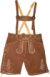 Pánske kožené kraťasy - Scotler Sports, farba - light brown, veľkosť - 3XL