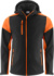 Pánska softshellová bunda - Printer, farba - black/orange, veľkosť - L