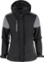 Dámska zimná softshellová bunda - Printer, farba - black/anthracite, veľkosť - 3XL