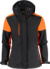 Dámska zimná softshellová bunda - Printer, farba - black/orange, veľkosť - L