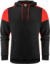 Mikina s kapucňou - Printer, farba - black/red, veľkosť - M