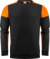 Mikina - Printer, farba - black/orange, veľkosť - XXL