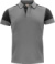 Pánske pique polo tričko z ťažkej bavlny - Printer, farba - anthracite/black, veľkosť - M