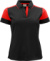 Dámske polo tričko z ťažkej piqué bavlny - Printer, farba - black/red, veľkosť - XS
