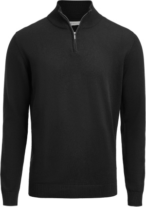 Unisex sveter s 1/4 zipsom