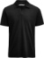 Pánske polo tričko z ťažkej bavlny s piké textúrou - James Harvest, farba - čierna, veľkosť - 4XL