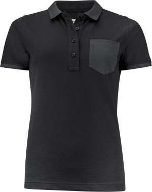 Dámske dvojfarebné piqué polo tričko z hrubej bavlny "Two-Tone"