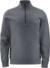 Ťažká pracovná mikina Doubleface so zapínaním na 1/4 zips - Projob, farba - grey, veľkosť - XL
