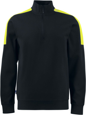 Ťažká pracovná mikina Doubleface so zapínaním na 1/4 zips