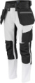 Pánske strečové pracovné nohavice - Projob, farba - white, veľkosť - (48)