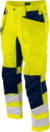Strečové bezpečnostné nohavice - Projob, farba - yellow/navy, veľkosť - (112)