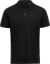Unisex piké polokošeľa z ťažkej bavlny - Untagged Movement, farba - čierna, veľkosť - S