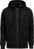 Unisex mikina s kapucňou z hrubej bavlny - Untagged Movement, farba - čierna, veľkosť - 5XL