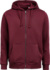 Unisex mikina s kapucňou z hrubej bavlny - Untagged Movement, farba - prune, veľkosť - M