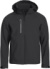 Pánska 3-vrstvová softshellová bunda - Clique, farba - dark grey, veľkosť - 3XL