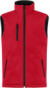 Pánska zateplená softshellová vesta - Clique, farba - red, veľkosť - 4XL