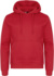 Unisex mikina s kapucňou - Clique, farba - red, veľkosť - 4XL
