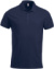 Pánska polokošeľa z ťažkej piké bavlny - Clique, farba - dark navy, veľkosť - 4XL