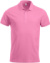 Pánska polokošeľa z ťažkej piké bavlny - Clique, farba - bright pink, veľkosť - S