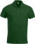 Pánska polokošeľa z ťažkej piké bavlny - Clique, farba - bottle green, veľkosť - XXL