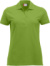 Dámske polo tričko z ťažkej piké bavlny - Clique, farba - light green, veľkosť - XL