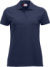 Dámske polo tričko z ťažkej piké bavlny - Clique, farba - dark navy, veľkosť - S