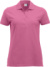Dámske polo tričko z ťažkej piké bavlny - Clique, farba - bright pink, veľkosť - S