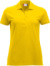 Dámske polo tričko z ťažkej piké bavlny - Clique, farba - lemon, veľkosť - XS