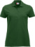 Dámske polo tričko z ťažkej piké bavlny - Clique, farba - bottle green, veľkosť - M