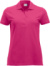 Dámske polo tričko z ťažkej piké bavlny - Clique, farba - bright cerise, veľkosť - XXL