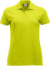 Dámske polo tričko z ťažkej piké bavlny - Clique, farba - visibility green, veľkosť - XXL